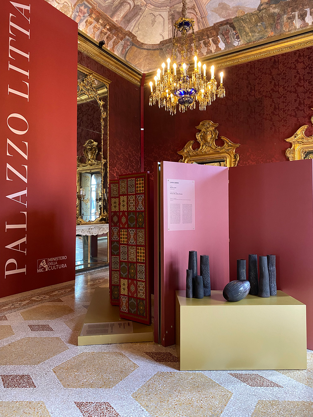 Michela Cattai Studio Palazzo Litta Milano Linfa series Linfa series showed at Palazzo Litta Milan